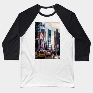 Times Square, New York, New York, USA Baseball T-Shirt